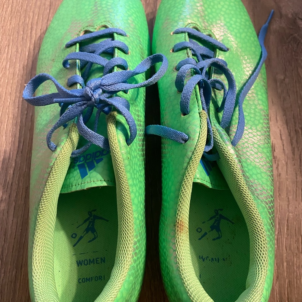 Adidas Women's Green Soccer Cleats
